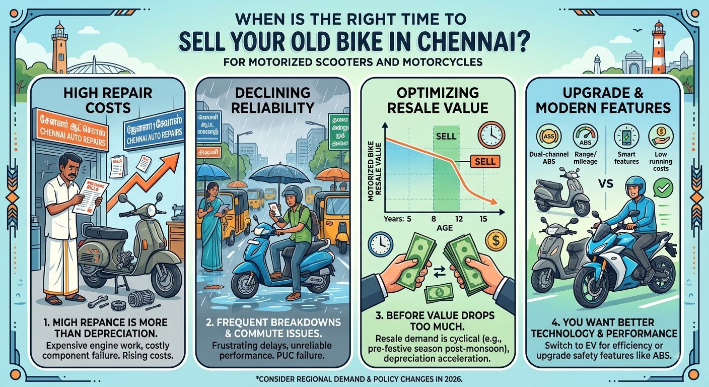 When Is The Right Time To Sell Your Old Bike?